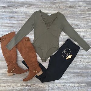 Olive Bodysuit